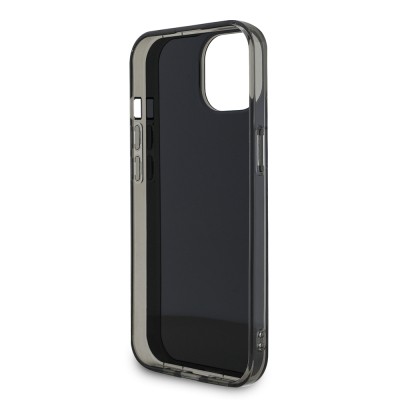 Apple iPhone 14 Case Mercedes Benz Original Licensed New Urban 3 Hard PC Parallel Line Patterned Cover - 9