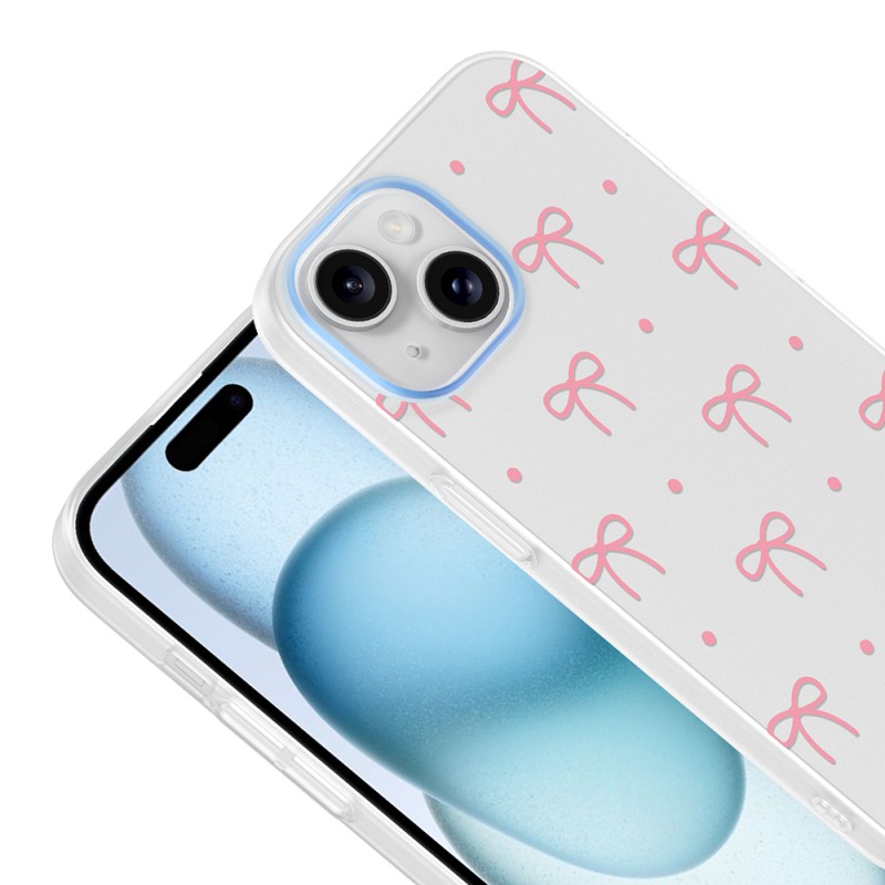 Apple iPhone 14 Case with Camera Protector, Patterned Zore Clip Cover - 11