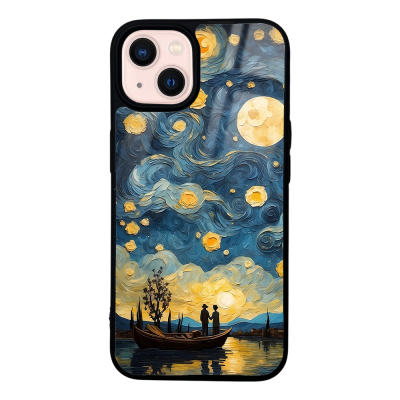 Apple iPhone 14 Case with Camera Protector, Patterned Zore Lusi Cover - Zore