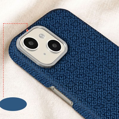Apple iPhone 14 Case with M-Safe Charging Feature, Zore Paris Vax Hard PC Cover - 6
