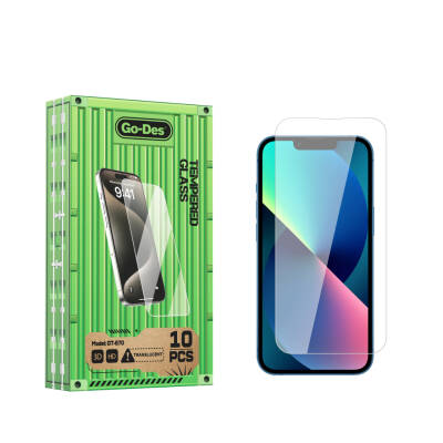 Apple iPhone 14 Go Des Fingerprint Free 9H Oleophobic Bom Glass Screen Protector - Go Des