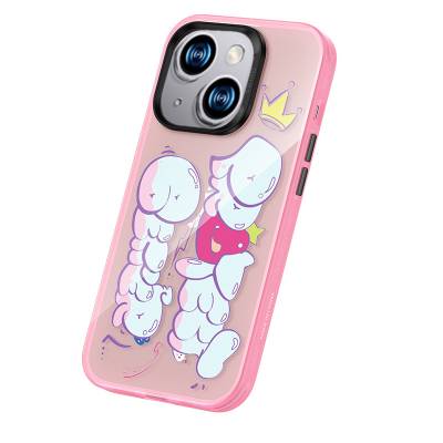 Apple iPhone 14 Kılıf Airbagli TPU Yazı Temalı Benks Dynamic New Kapak - Benks