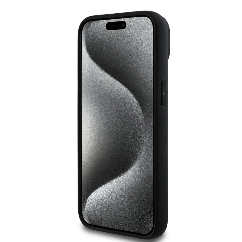 Apple iPhone 14 Kılıf Aston Martin Orjinal Lisanslı M-safe Şarj Özellikli Renkli Halka ve Karbon Fiber Tasarımlı Kapak - 5