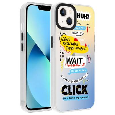 Apple iPhone 14 Kılıf Desenli Zore Dragon Sert Kapak - Zore