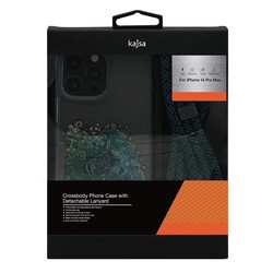Apple iPhone 14 Kılıf Kajsa Missy And Match Şeffaf Desenli İp Askılı Kapak - 7