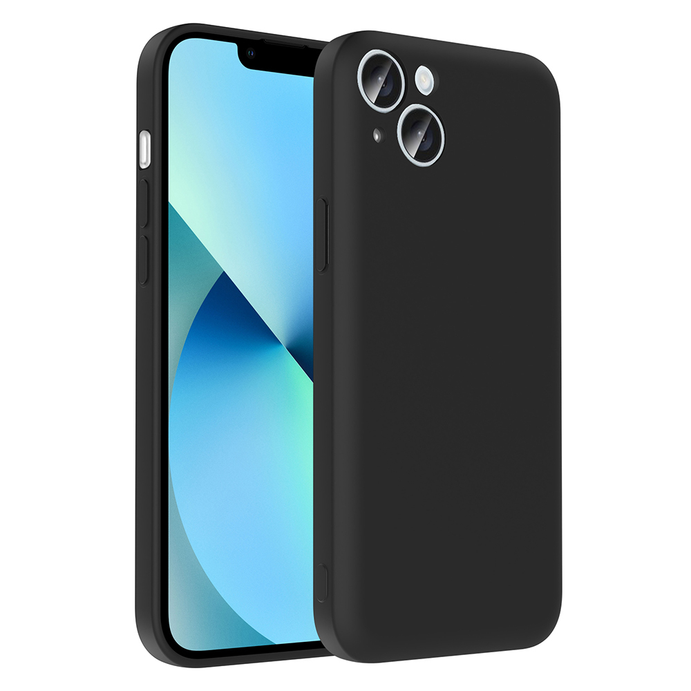 iPhone 14 Kılıf Kamera Korumalı Kartlık Hazneli NXXA Vitra Kapak - Siyah