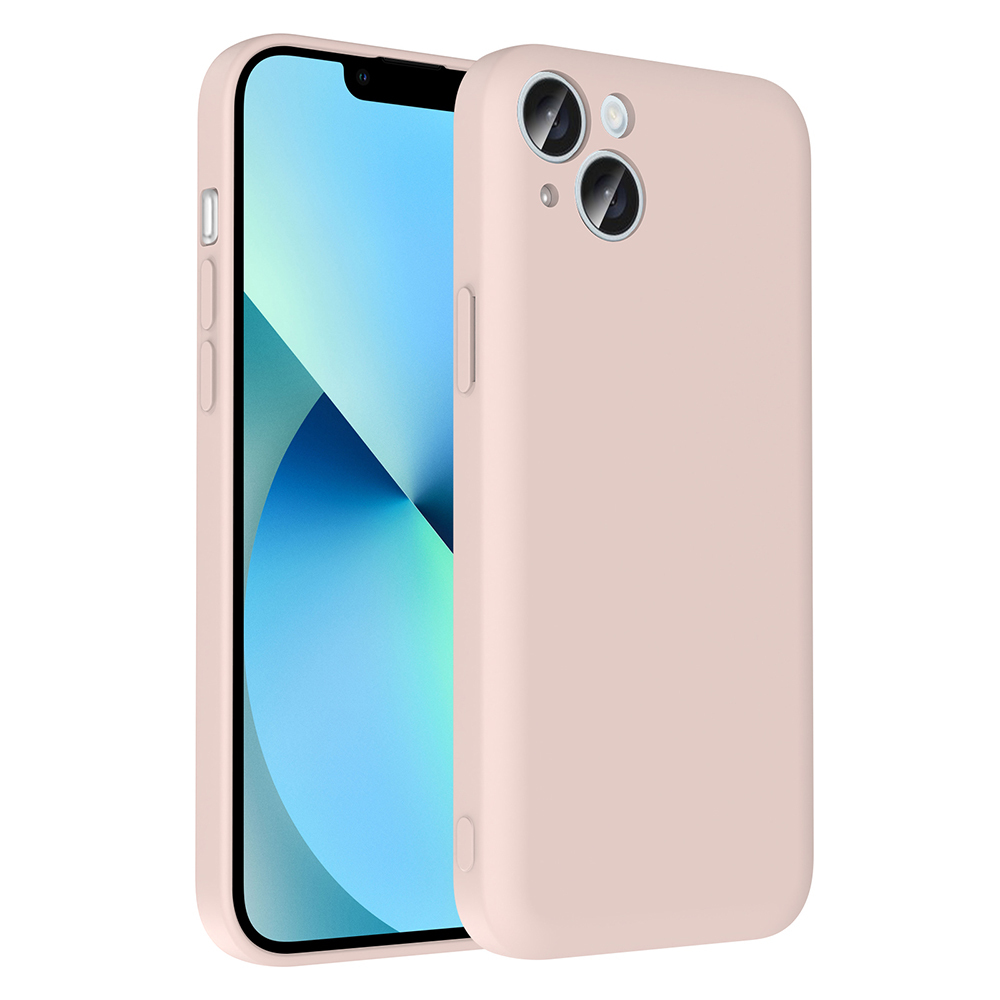 iPhone 14 Kılıf Kamera Korumalı Kartlık Hazneli NXXA Vitra Kapak - Pembe