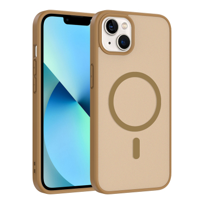 Apple iPhone 14 Kılıf M-safe Şarj Özellikli Zore Babet Kapak - Zore