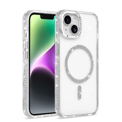Apple iPhone 14 Kılıf M-safe Şarj Özellikli Zore Tera Silikon Kapak - Zore