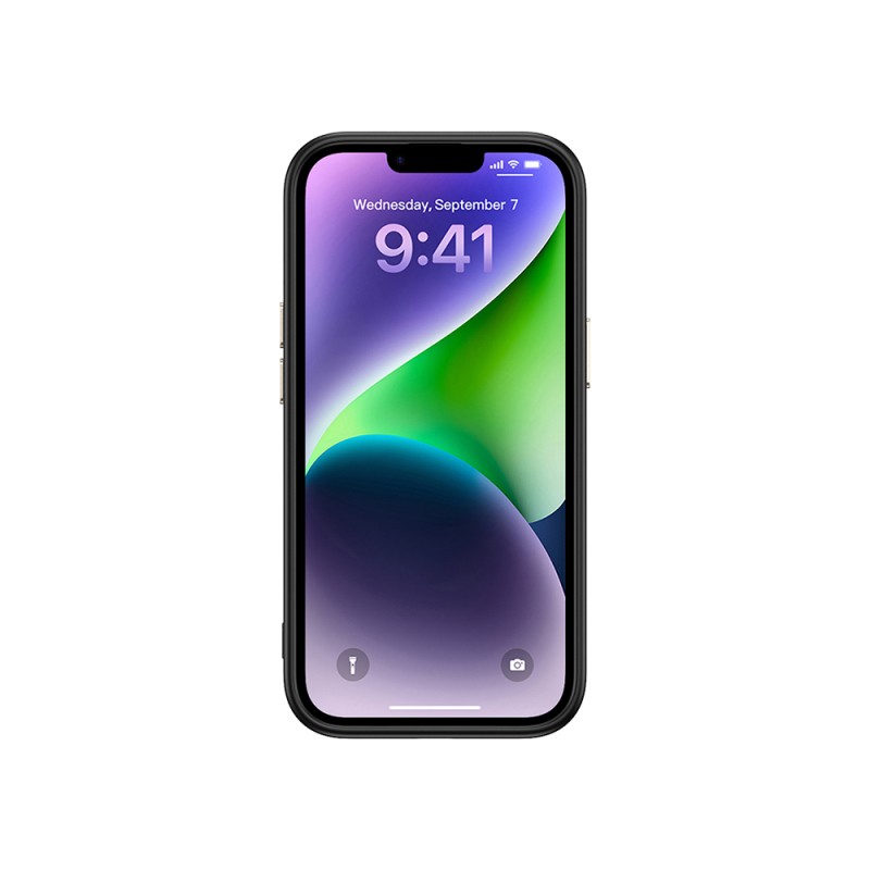 Apple iPhone 14 Kılıf M-safe Şarj Özellikli Karbon Fiber Görünümlü Zore Antina Kapak - 22