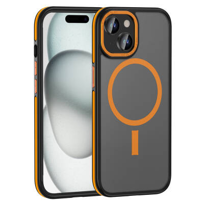 Apple iPhone 14 Kılıf M-safe Şarj Özellikli Mat Görünümlü Zore Ant Kapak - Zore