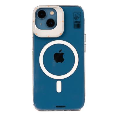Apple iPhone 14 Kılıf M-safe Şarj Özellikli Standlı YoungKit Hermit Bracket Serisi Kapak - Youngkit