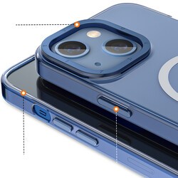 Apple iPhone 14 Kılıf M-safe Şarj Özellikli Youngkit Coloured Glaze Serisi Kapak - 4