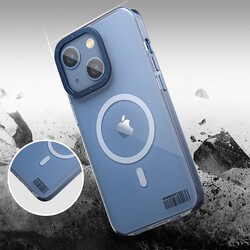 Apple iPhone 14 Kılıf M-safe Şarj Özellikli Youngkit Coloured Glaze Serisi Kapak - 5