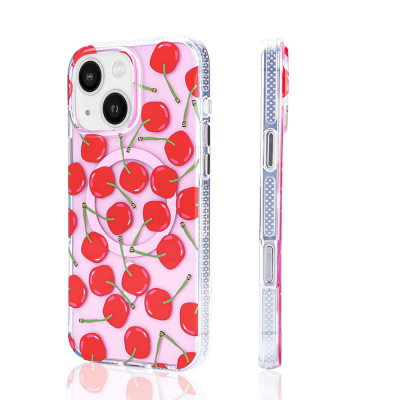 Apple iPhone 14 Kılıf M-safe Şarj Özellikli Zore Stilo Kapak - Zore