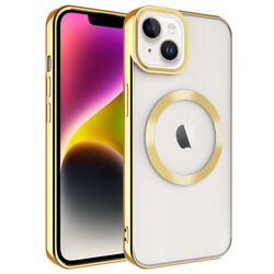 Apple iPhone 14 Kılıf Magsafe Wireless Şarj Özellikli Zore Setro Silikon - Thumbnail