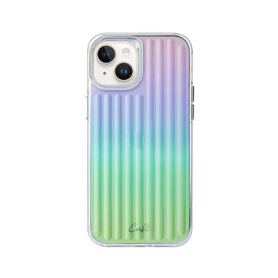 Apple iPhone 14 Kılıf Parlayan Arka Yüzey Coehl Linear Kapak - Coehl