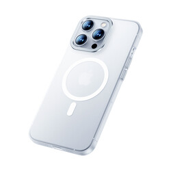 Apple iPhone 14 Kılıf Sararmayan Wireless Şarj Destekli Benks Magnetik Haze Kapak - Thumbnail