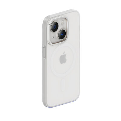 Apple iPhone 14 Kılıf Sararmayan Wireless Şarj Destekli Benks Yeni Seri Magnetik Haze Kapak