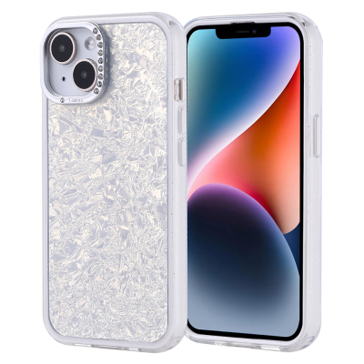 Apple iPhone 14 Kılıf Taşlı Tasarımlı Zore Kapi Kapak - Zore