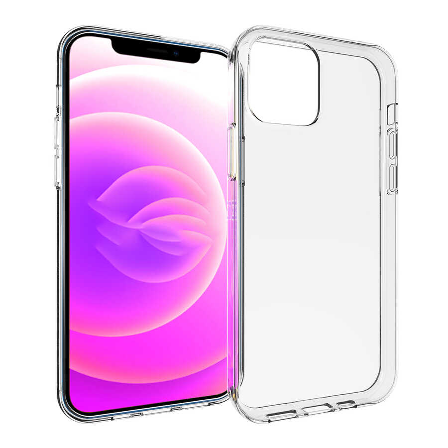 Apple iPhone 14 Kılıf Zore Süper Silikon Kapak - Renksiz