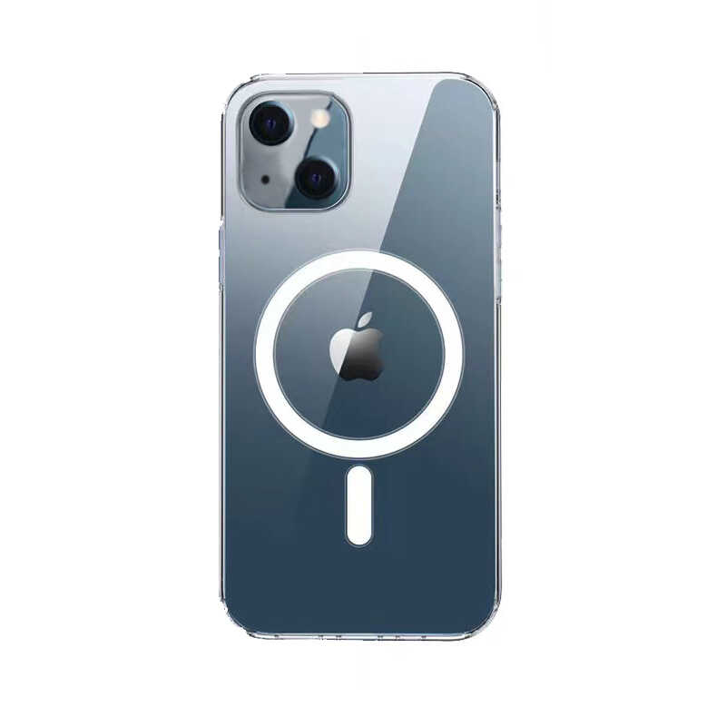Apple iPhone 14 Kılıf Zore Tacsafe Wireless Kapak - Renksiz