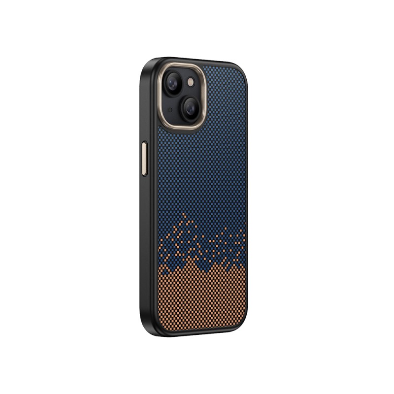 Apple iPhone 14 Plus Case Magsafe Charging Feature Carbon Fiber Look Zore Antina Cover - 15