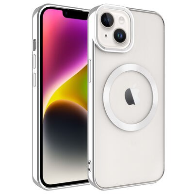 Apple iPhone 14 Plus Case Zore Setro Silicone with Magsafe Wireless Charging - 5