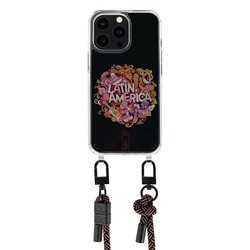 Apple iPhone 14 Plus Kılıf Kajsa Missy And Match Şeffaf Desenli İp Askılı Kapak - 10