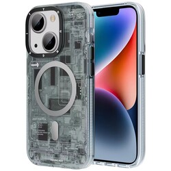 Apple iPhone 14 Plus Kılıf M-safe Şarj Özellikli YoungKit Technology Serisi Kapak - Youngkit