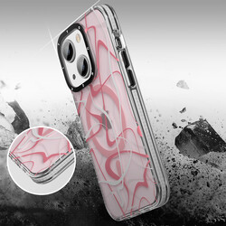Apple iPhone 14 Plus Kılıf Magsafe Şarj Özellikli Youngkit Water-Ink Serisi Kapak - Thumbnail