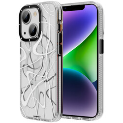 Apple iPhone 14 Plus Kılıf M-safe Şarj Özellikli Youngkit Water-Ink Serisi Kapak - Youngkit