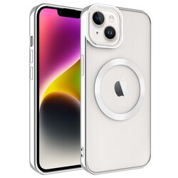 Apple iPhone 14 Plus Kılıf M-safe Wireless Şarj Özellikli Zore Setro Silikon - 5