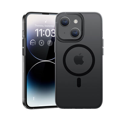Apple iPhone 14 Plus Kılıf Sararmayan Wireless Şarj Destekli Benks Magnetik Haze Kapak