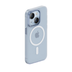 Apple iPhone 14 Plus Kılıf Sararmayan Wireless Şarj Destekli Benks Yeni Seri Magnetik Haze Kapak - Thumbnail