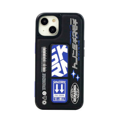 Apple iPhone 14 Plus Kılıf SkinArma Standlı Deri Görünümlü Akarui Kapak - Skinarma