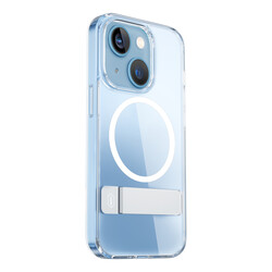 Apple iPhone 14 Plus Kılıf Standlı Magsafe Wireless Şarj Özellikli Wiwu Aurora Serisi Kapak - Thumbnail