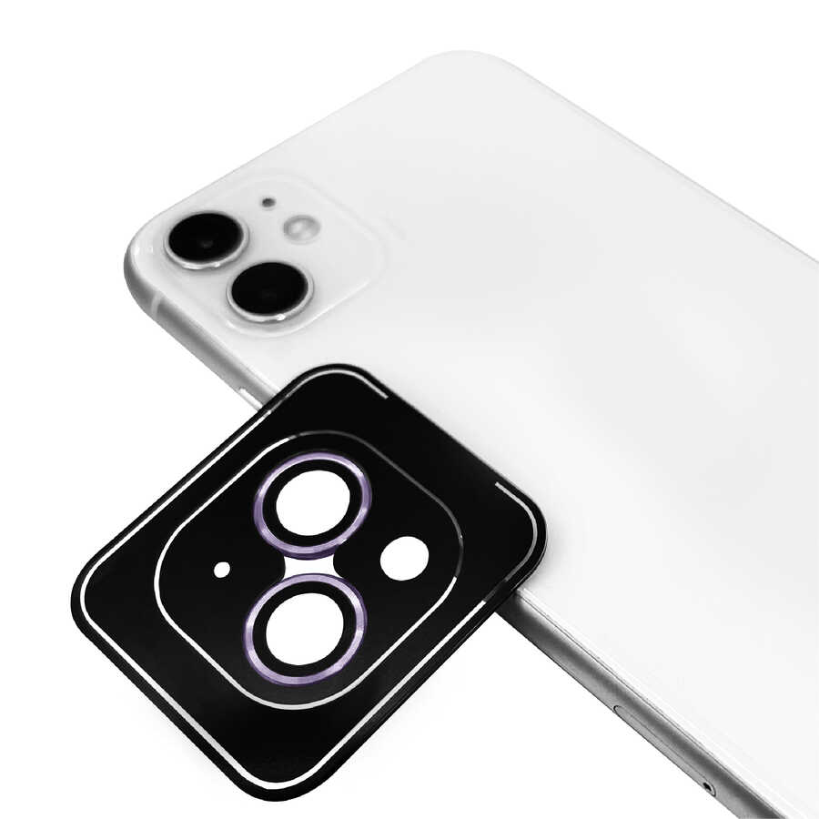 Apple iPhone 14 Plus Zore CL-09 Kamera Lens Koruyucu - Mor