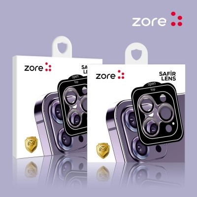 Apple iPhone 14 Plus Zore CL-11 Sapphire Anti-Fingerprint Anti-Reflective Camera Lens Protector - 3