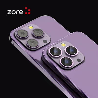 Apple iPhone 14 Plus Zore CL-12 Premium Safir Parmak İzi Bırakmayan Anti-Reflective Kamera Lens Koruyucu - 6