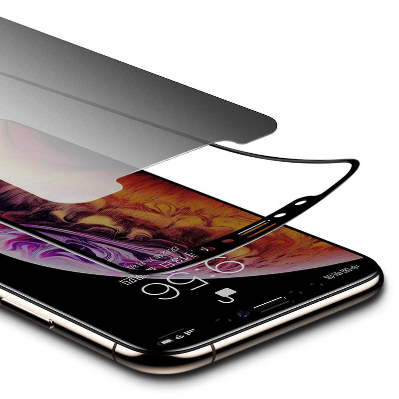 Apple iPhone 14 Plus Zore Kor Privacy Cam Ekran Koruyucu - Siyah