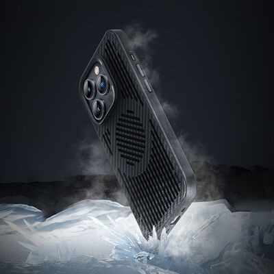 Apple iPhone 14 Pro Case Benks Magnetic Cooling Kevlar Cooler Featured Phone Case - 3