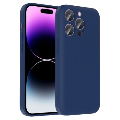 Apple iPhone 14 Pro Case Camera Protection Card Holder Zore Vitra Cover - 1