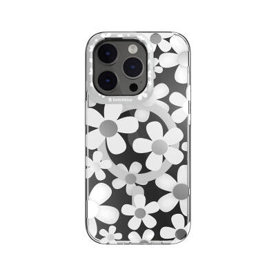 Apple iPhone 14 Pro Case Magsafe Charging Featured Double IMD Printed Licensed Switcheasy Artist-M Fleur Cover - Switcheasy