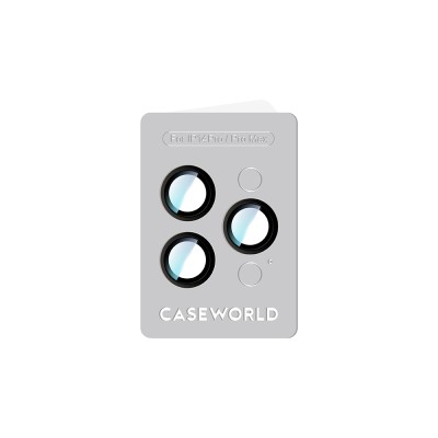 Apple iPhone 14 Pro CaseWorld Alloy Series Oleophobic Anti-Reflective Camera Lens Protector - 8