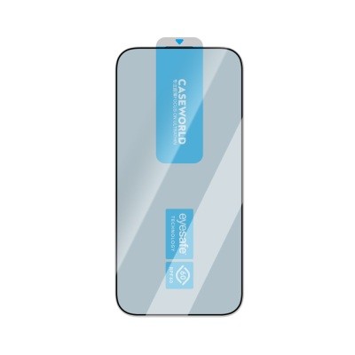 Apple iPhone 14 Pro CaseWorld EyeGuard Serisi 2.5D Eyesafe Teknolojili Cam Ekran Koruyucu - 6