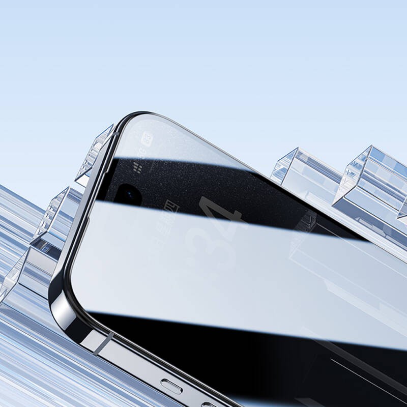 Apple iPhone 14 Pro Hidrofobik Ve Oleofobik Özellikli Benks Air Shield Ekran Koruyucu 10&prime;lu Paket - 6