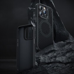Apple iPhone 14 Pro Kılıf Benks Magnetic Cooling Kevlar Karbon Soğutucu Özellikli Telefon Kılıfı - 4