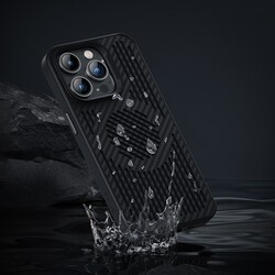 Apple iPhone 14 Pro Kılıf Benks Magnetic Cooling Kevlar Karbon Soğutucu Özellikli Telefon Kılıfı - 8