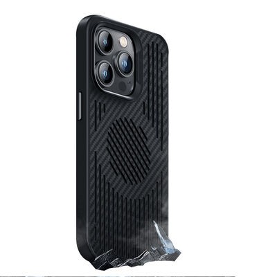 Apple iPhone 14 Pro Kılıf Benks Magnetic Cooling Kevlar Karbon Soğutucu Özellikli Telefon Kılıfı - 1